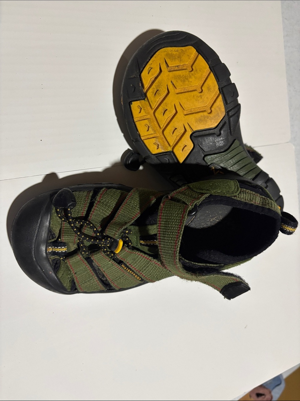 Keen Olive Green Kids Outdoor Sandals